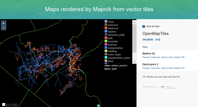 Image of Vector Tiles